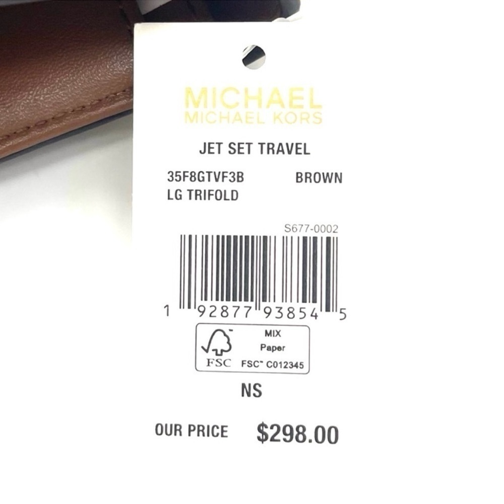 Michael Kors Trifold Wallet Brown (NWT) - Picture 8 of 8